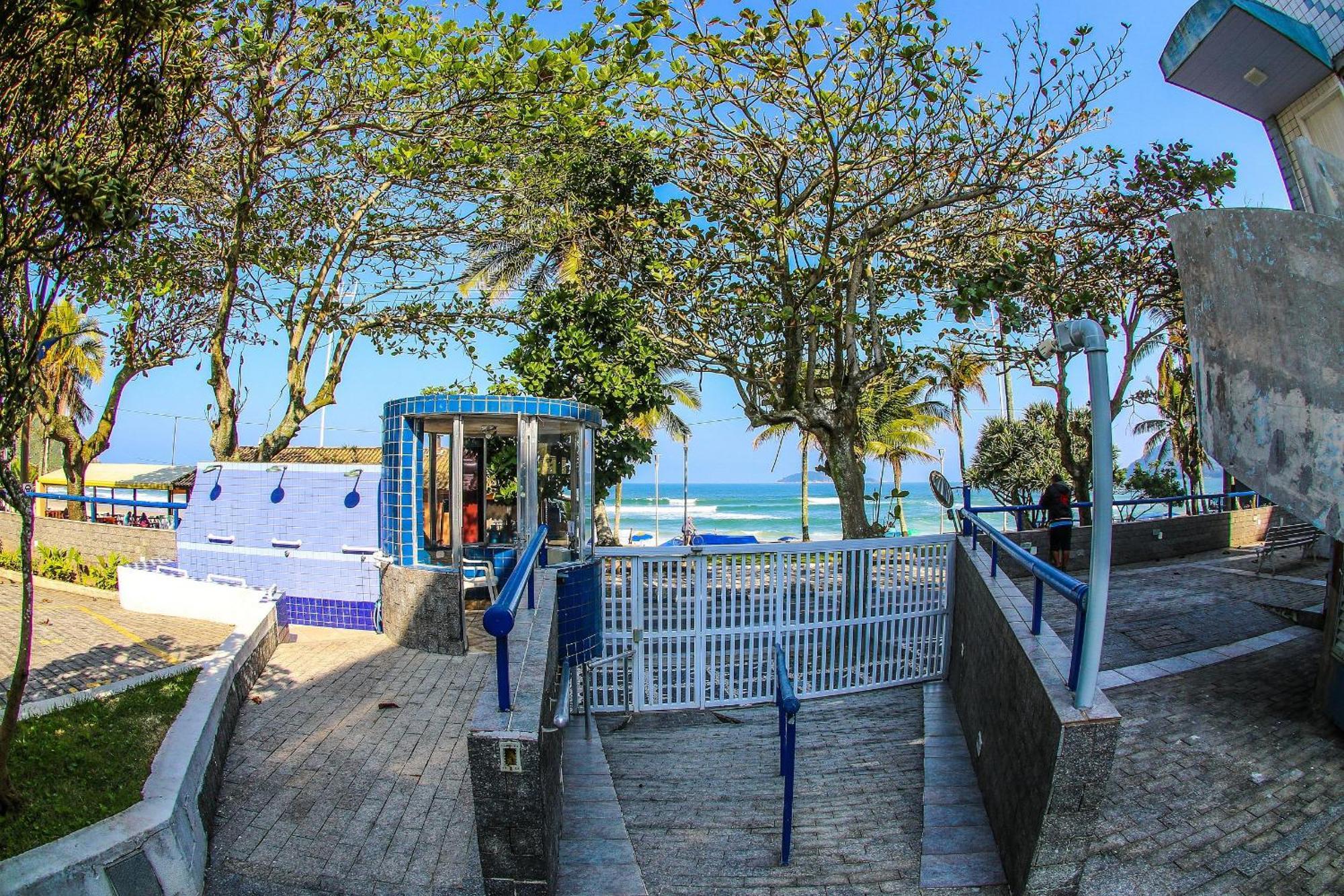 1E-Pe Na Areia Da Praia Do Tombo, 3 Quartos, Ar Cond, 2 Banheiros+Roupas De Cama 과루자 외부 사진
