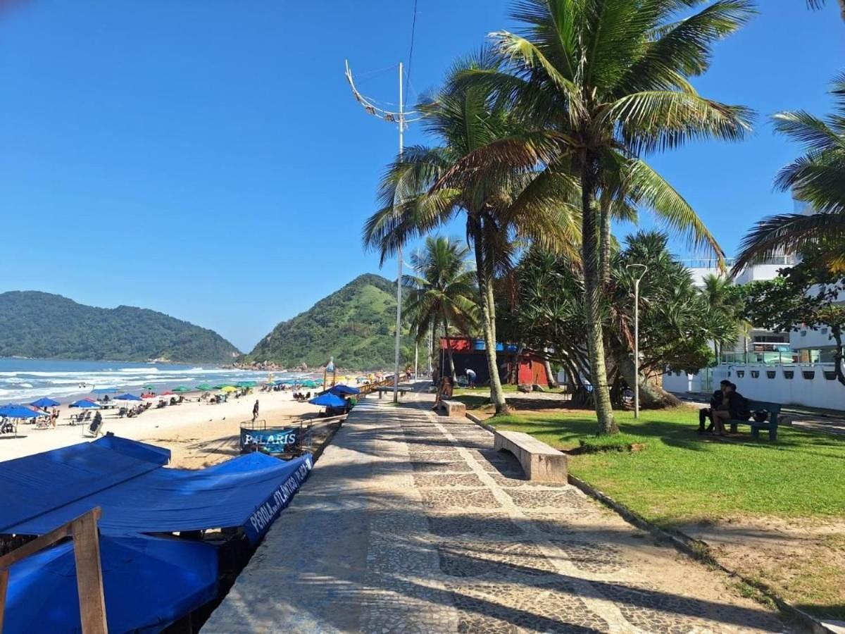 1E-Pe Na Areia Da Praia Do Tombo, 3 Quartos, Ar Cond, 2 Banheiros+Roupas De Cama 과루자 외부 사진
